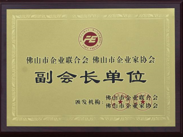 榮高副會(huì)長(zhǎng)單位證書